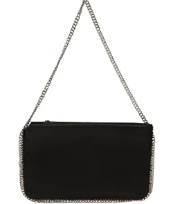 Adelaide' Black Leather Evening Bag