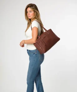 Airgo' 'Free on Board' Chestnut Leather Cabin Bag