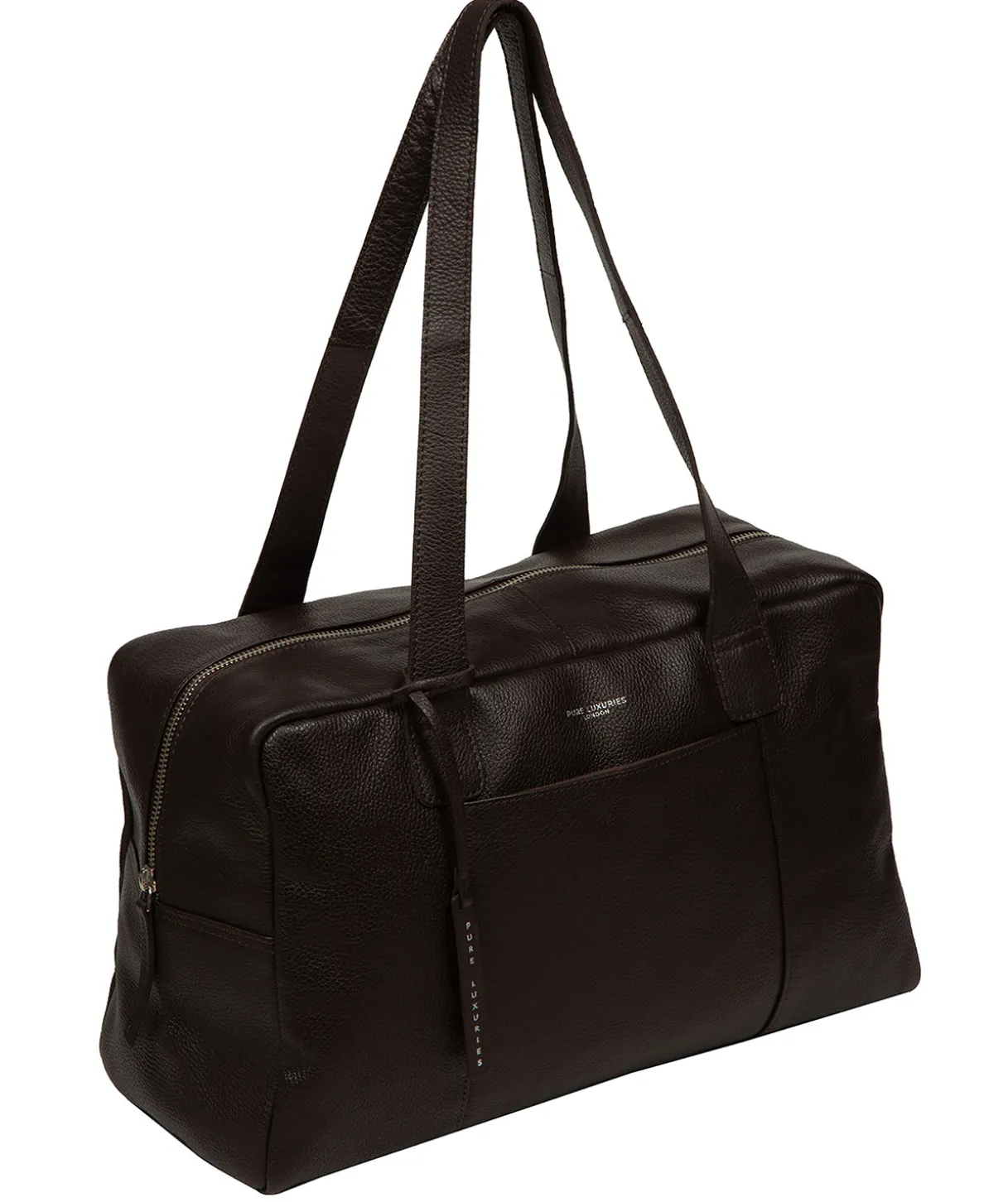 Airgo' 'Free on Board' Espresso Leather Cabin Bag