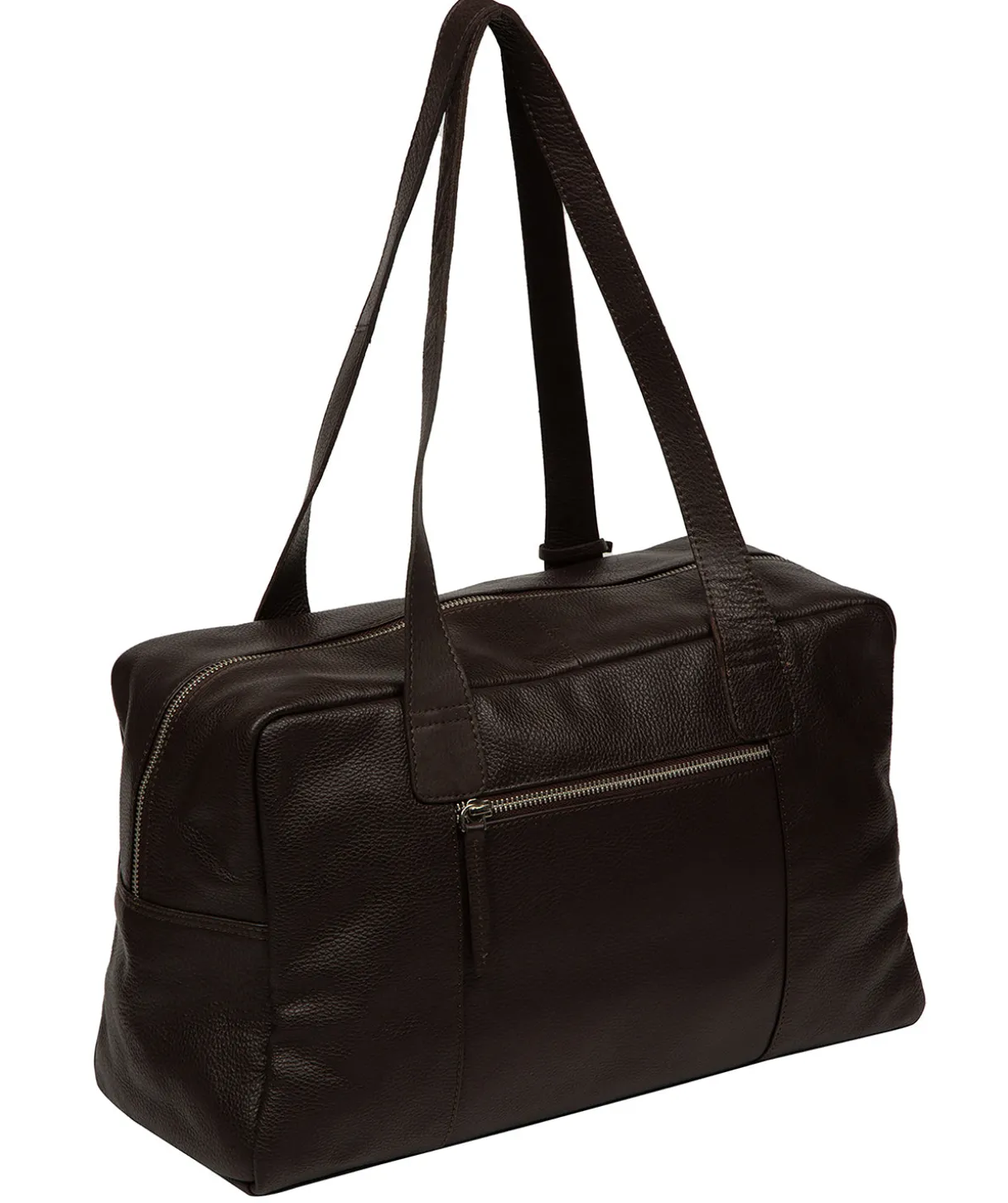 Airgo' 'Free on Board' Espresso Leather Cabin Bag