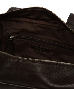 Airgo' 'Free on Board' Espresso Leather Cabin Bag