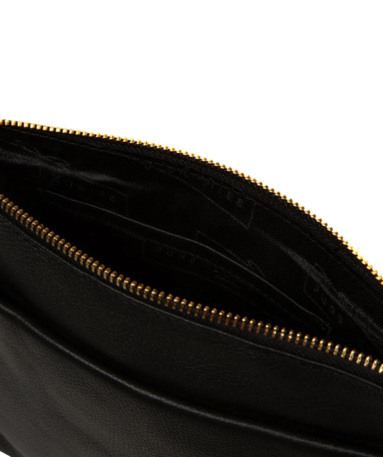 Alderley' Black Leather Cross Body Bag