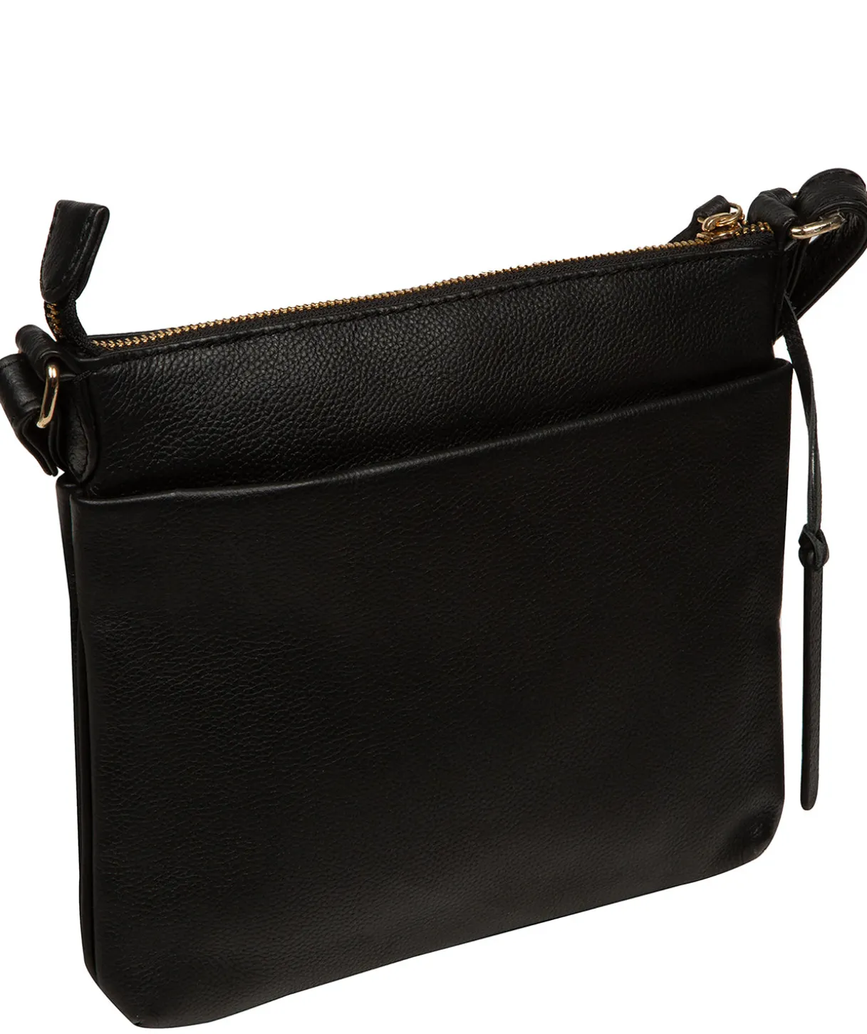 Alderley' Black Leather Cross Body Bag
