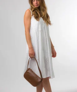 Alicia' Chestnut Nappa Leather Grab Bag