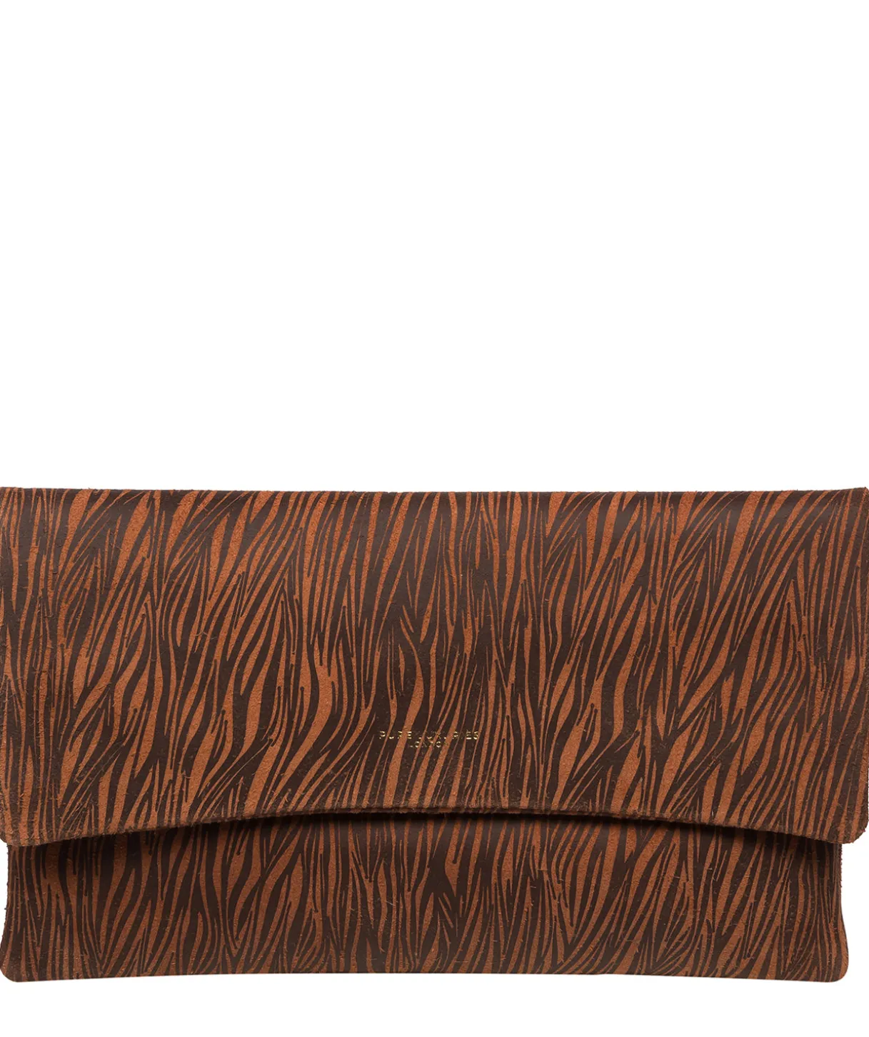 Amelia' Animal Print Leather Clutch Bag
