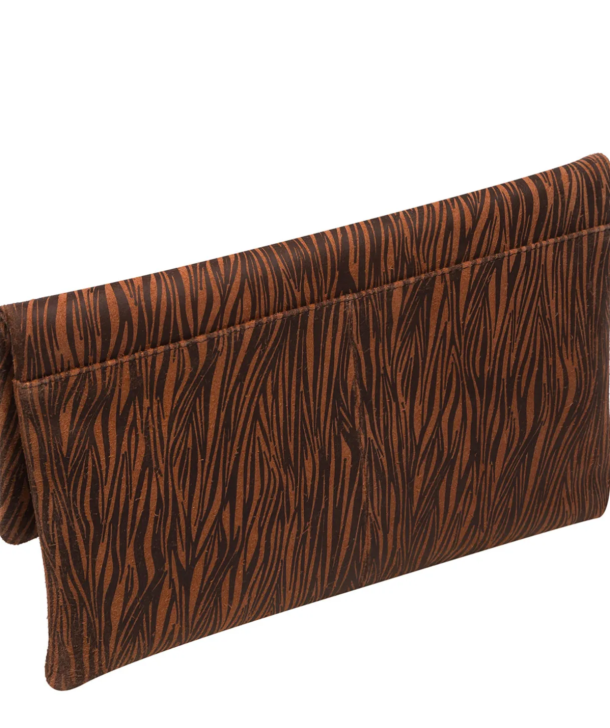 Amelia' Animal Print Leather Clutch Bag