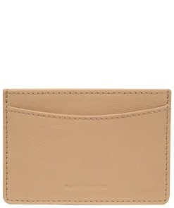 Anna' Latte Leather Card Holder