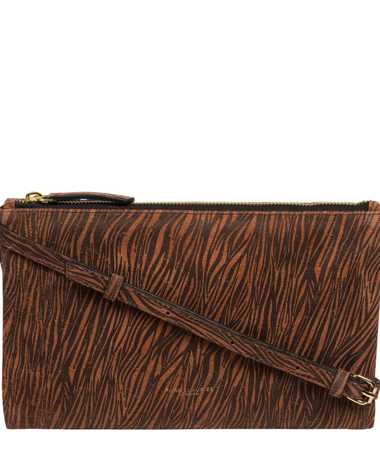 Anya' Animal Print Nappa Leather Cross Body Evening Bag