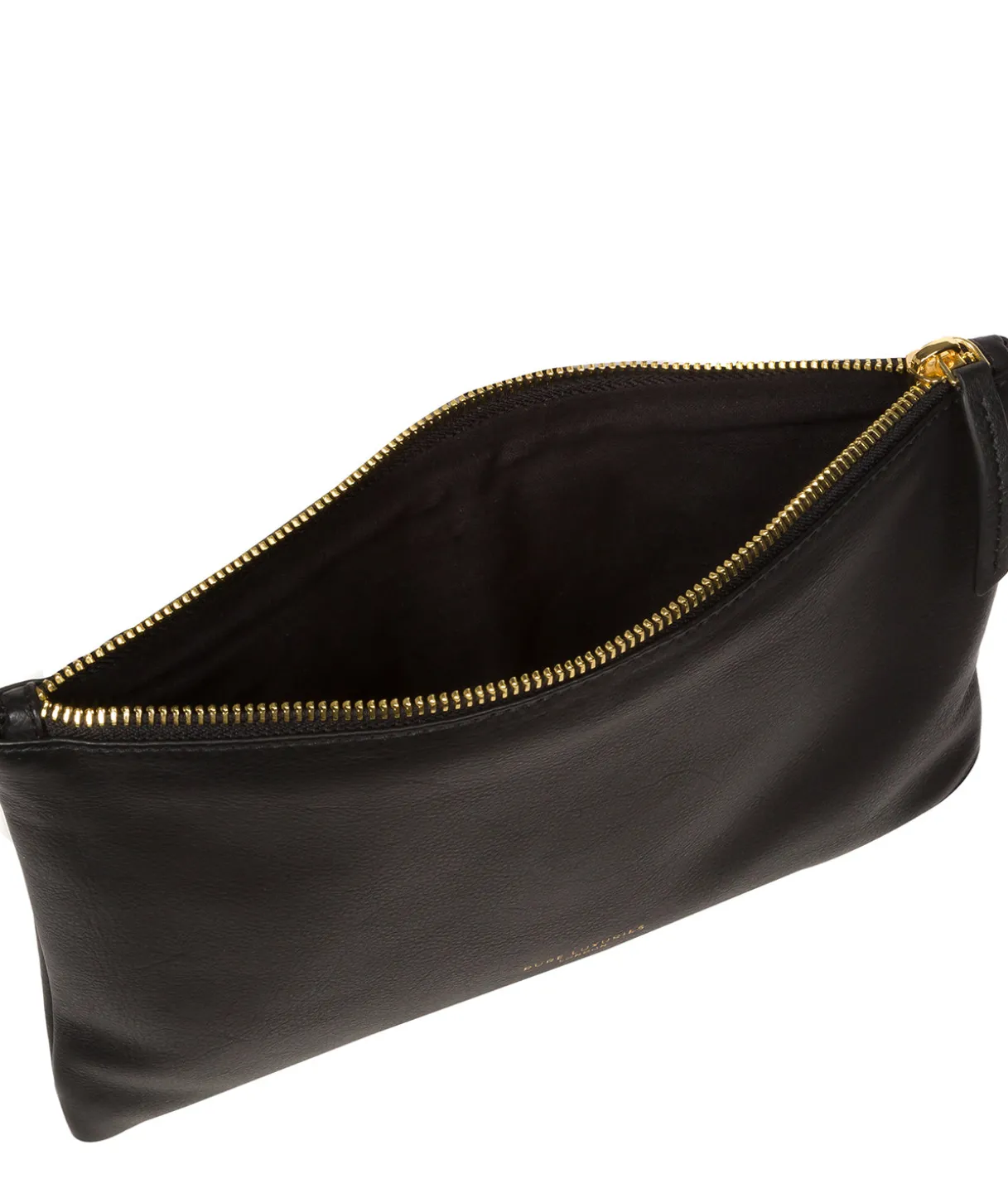 Anya' Black Nappa Leather Cross Body Evening Bag