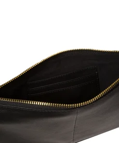 Anya' Black Nappa Leather Cross Body Evening Bag