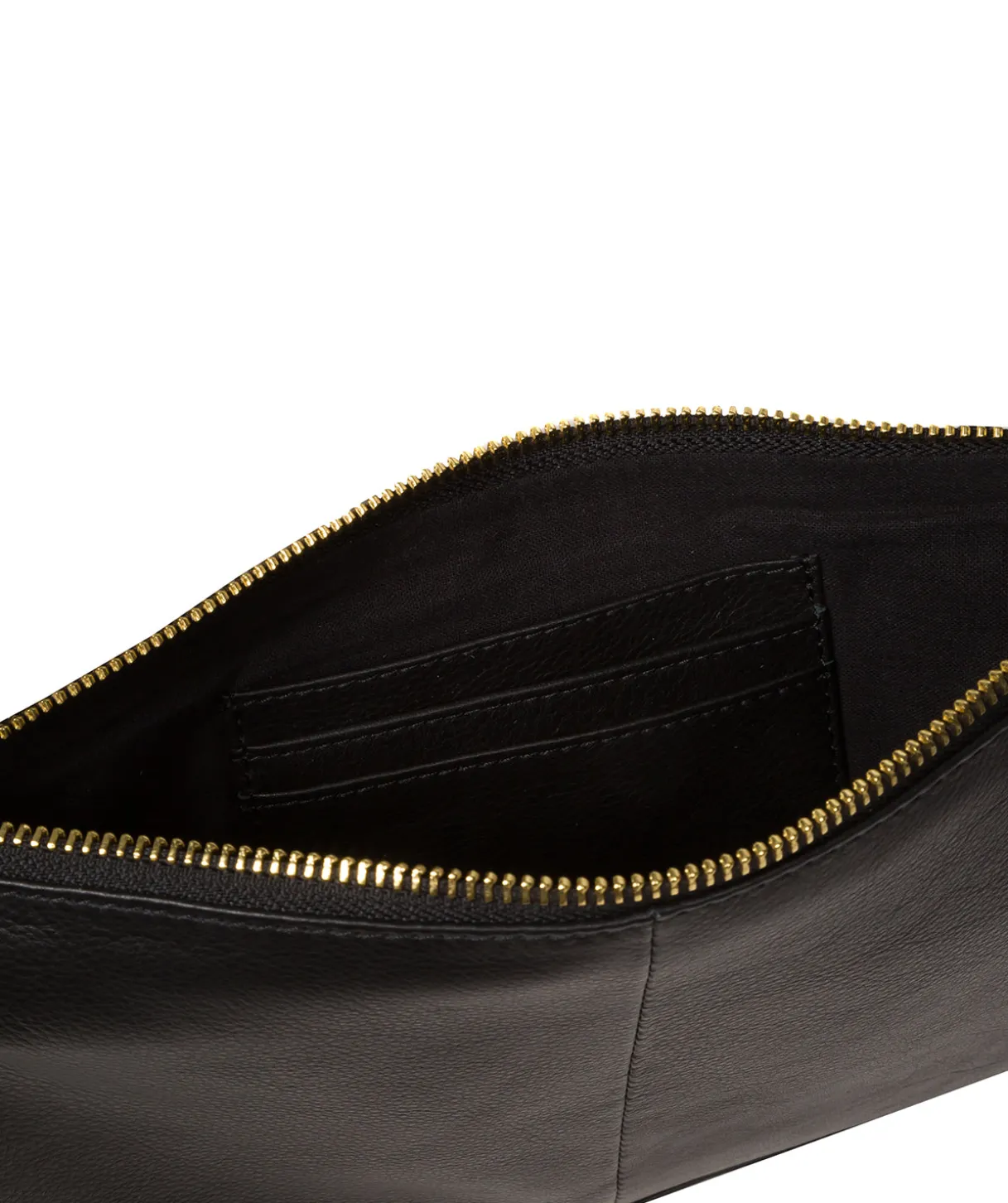 Anya' Black Nappa Leather Cross Body Evening Bag