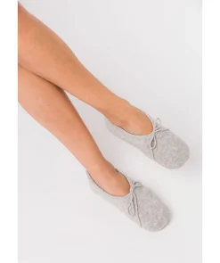 Appleby' Foggy Cashmere & Merino Wool Small Ballet Slippers