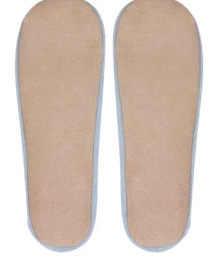Appleby' Powder Blue Cashmere & Merino Wool Small Ballet Slippers