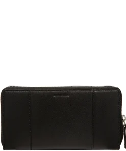 April' Black Leather Purse