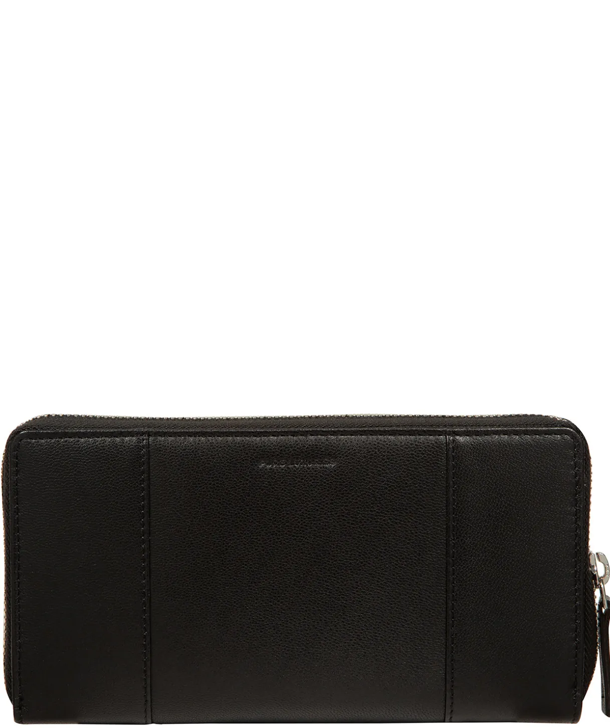 April' Black Leather Purse