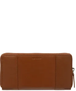 April' Tan Leather Purse