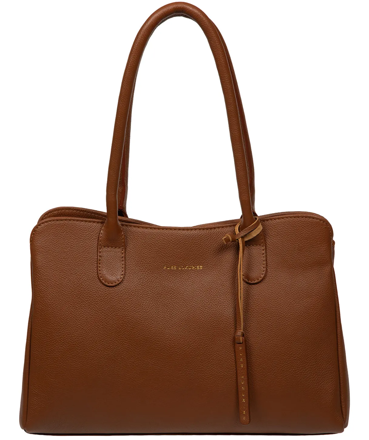 Aysgarth' Tan Leather Handbag