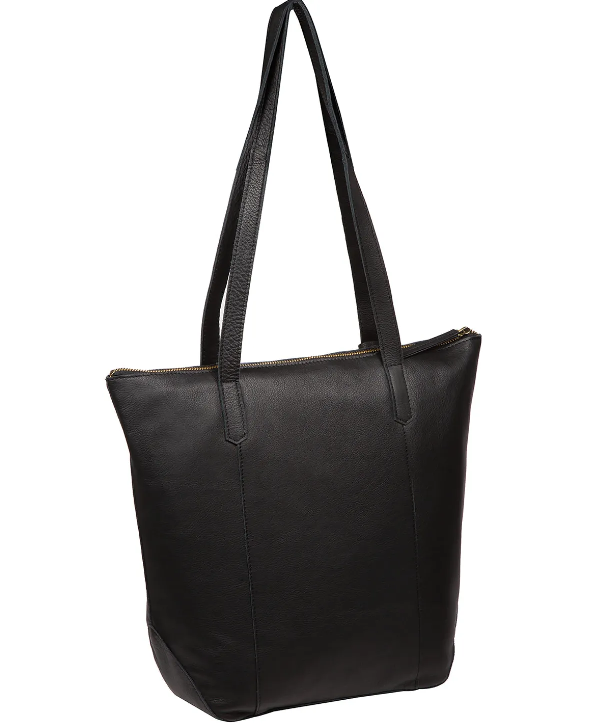 Banbury' Black Leather Tote Bag