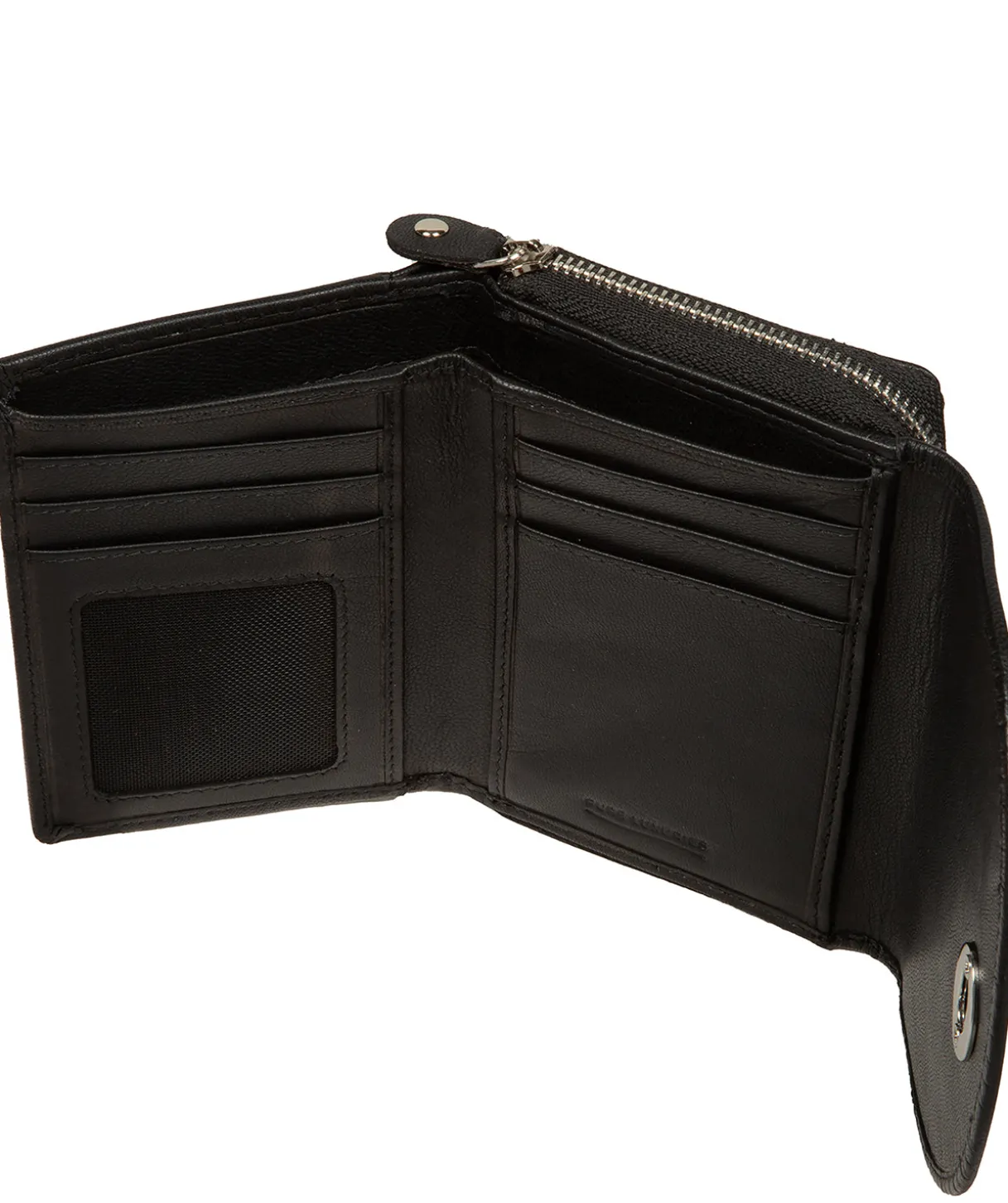 Belle' Black Leather Purse