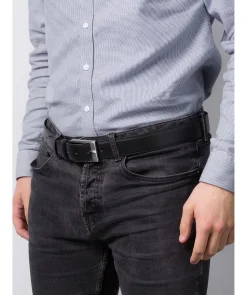 Black Pure Luxuries Leather Men's Belt