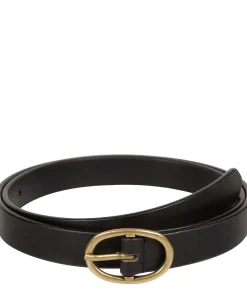Black Quality Leather Ladies' Belt