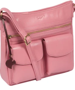 Bon' Blush Leather Cross Body Bag