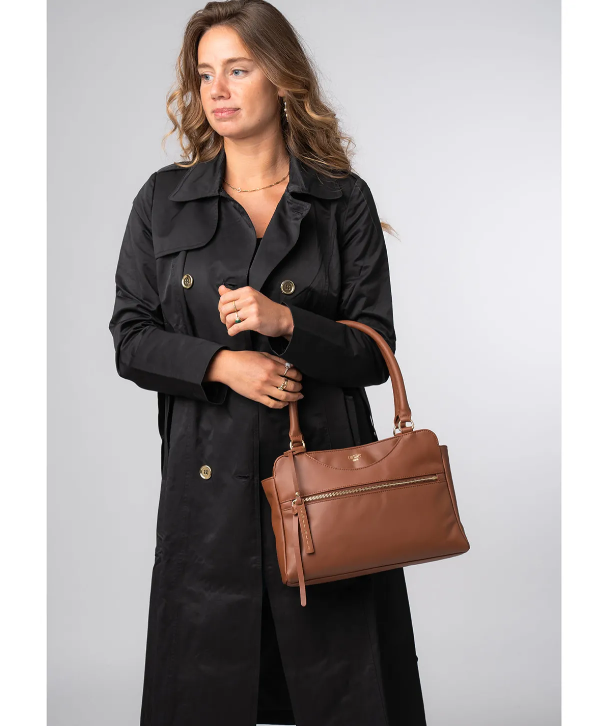 Brianna' Oak Leather Handbag