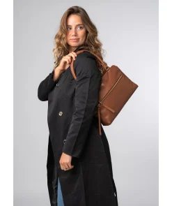 Brianna' Oak Leather Handbag