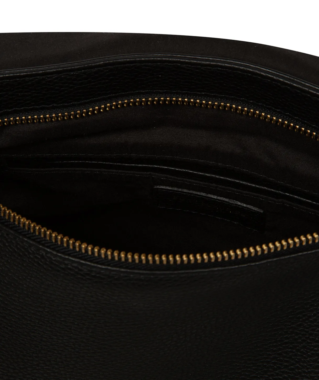 Brigitte' Black Leather Backpack