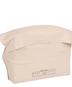 Brompton' Blush Pink Leather Make-Up Bag