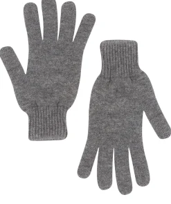 Caldbeck' Grey Cashmere & Merino Wool Extra Large Gloves