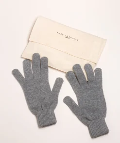 Caldbeck' Grey Cashmere & Merino Wool Extra Large Gloves