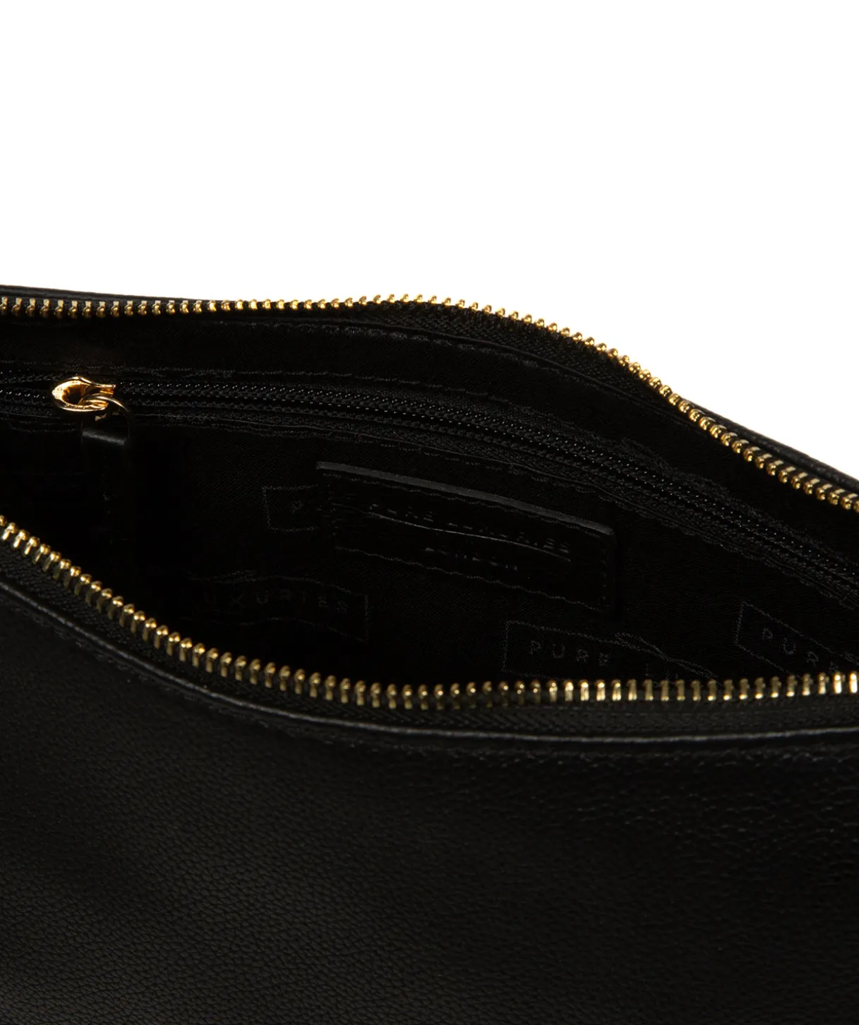 Caldecote' Black Leather Cross Body Bag