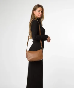 Caldecote' Tan Leather Cross Body Bag
