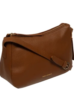 Caldecote' Tan Leather Cross Body Bag