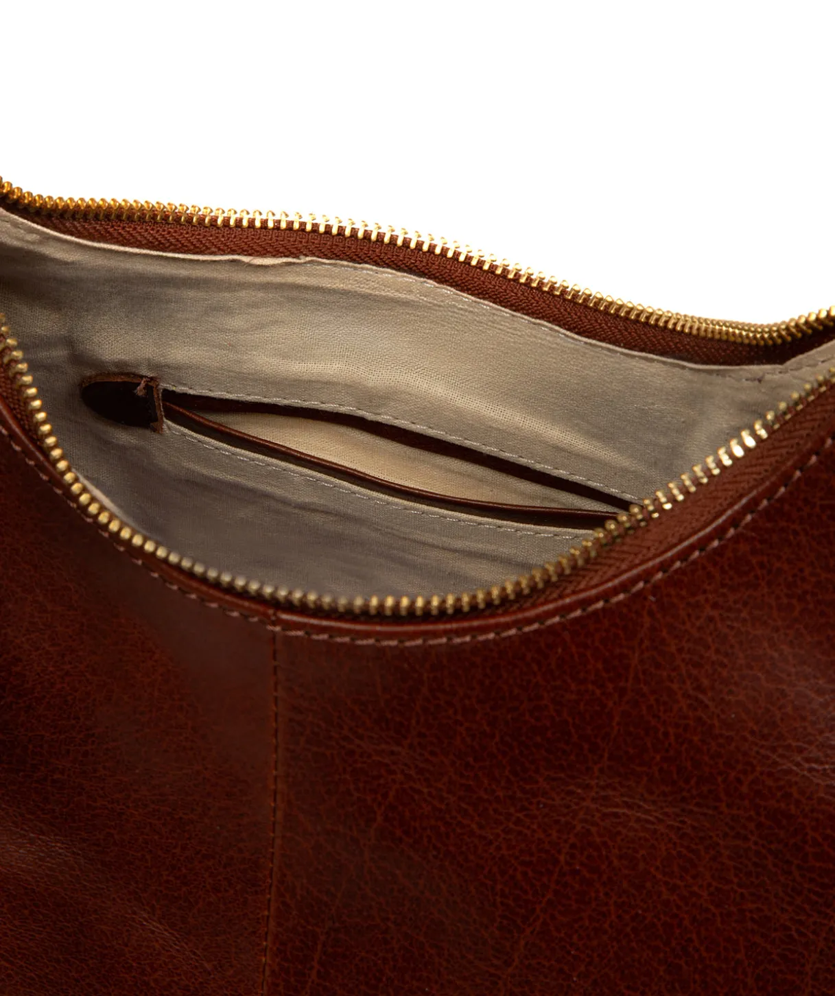 Candy' Conker Brown Leather Handbag
