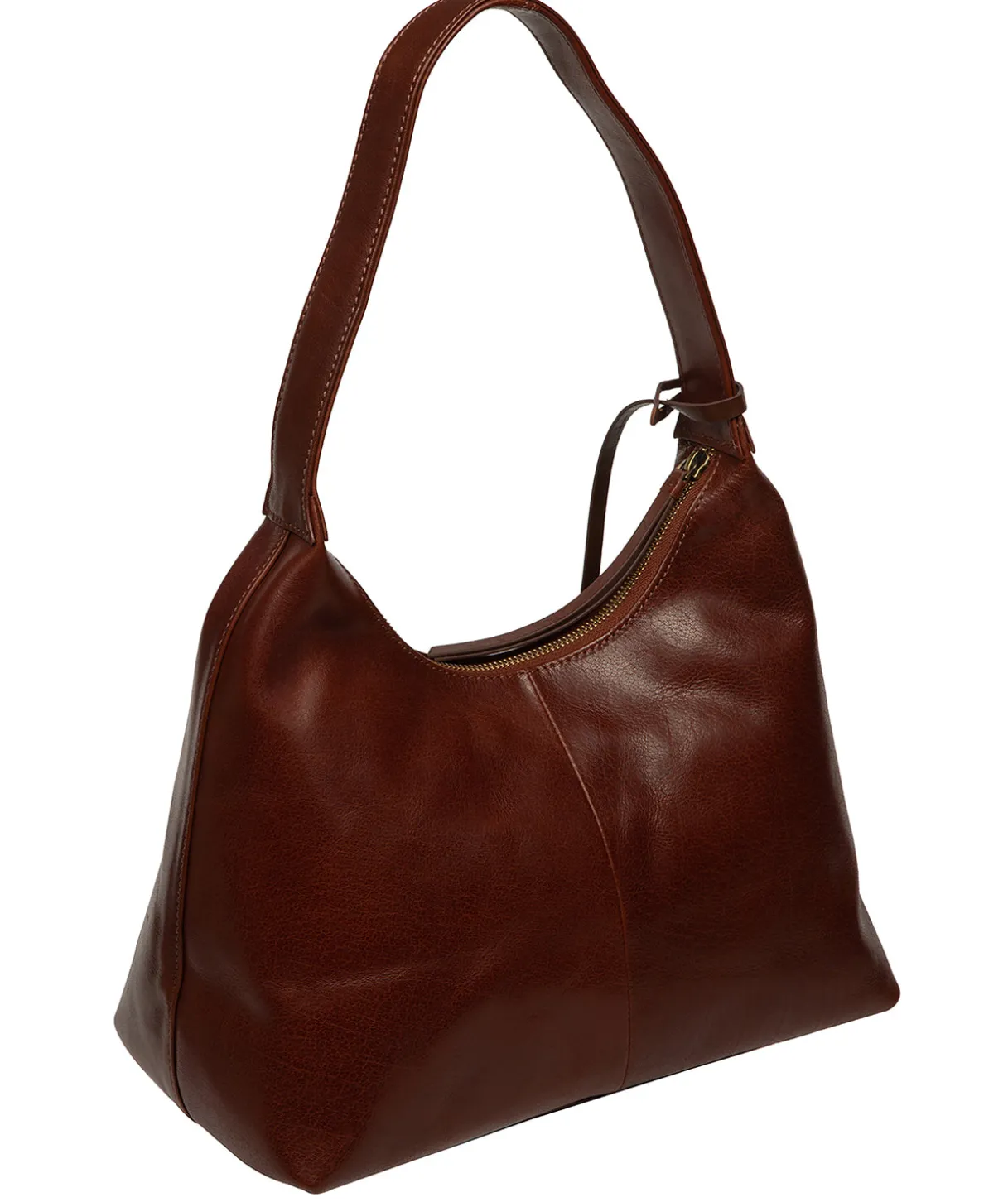 Candy' Conker Brown Leather Handbag