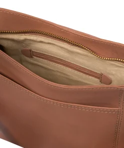 Carla' Subtle Pink Leather Cross Body Bag