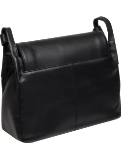 Cassie' Black Leather Cross Body Bag