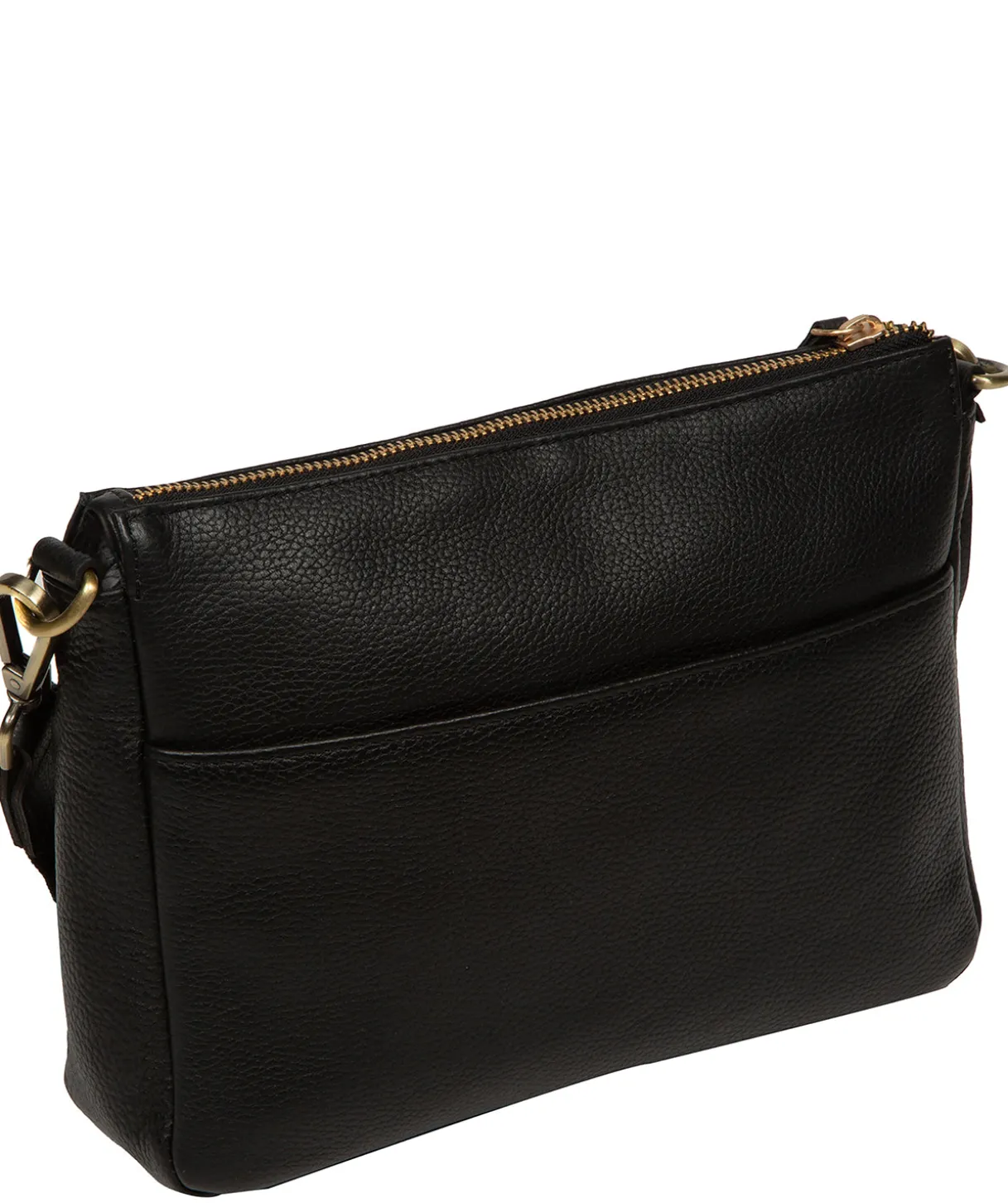 Celestine' Black Leather Cross Body Bag