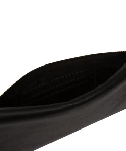 Chalfont' Black Leather Clutch Bag