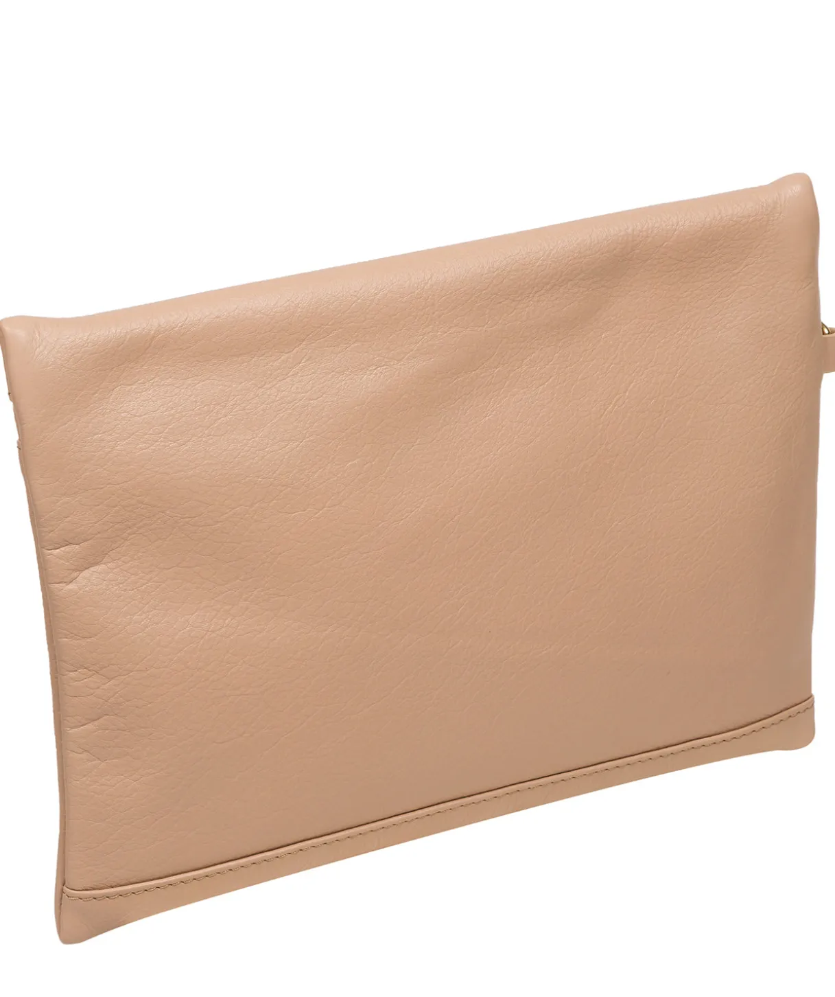 Chalfont' Latte Leather Clutch Bag