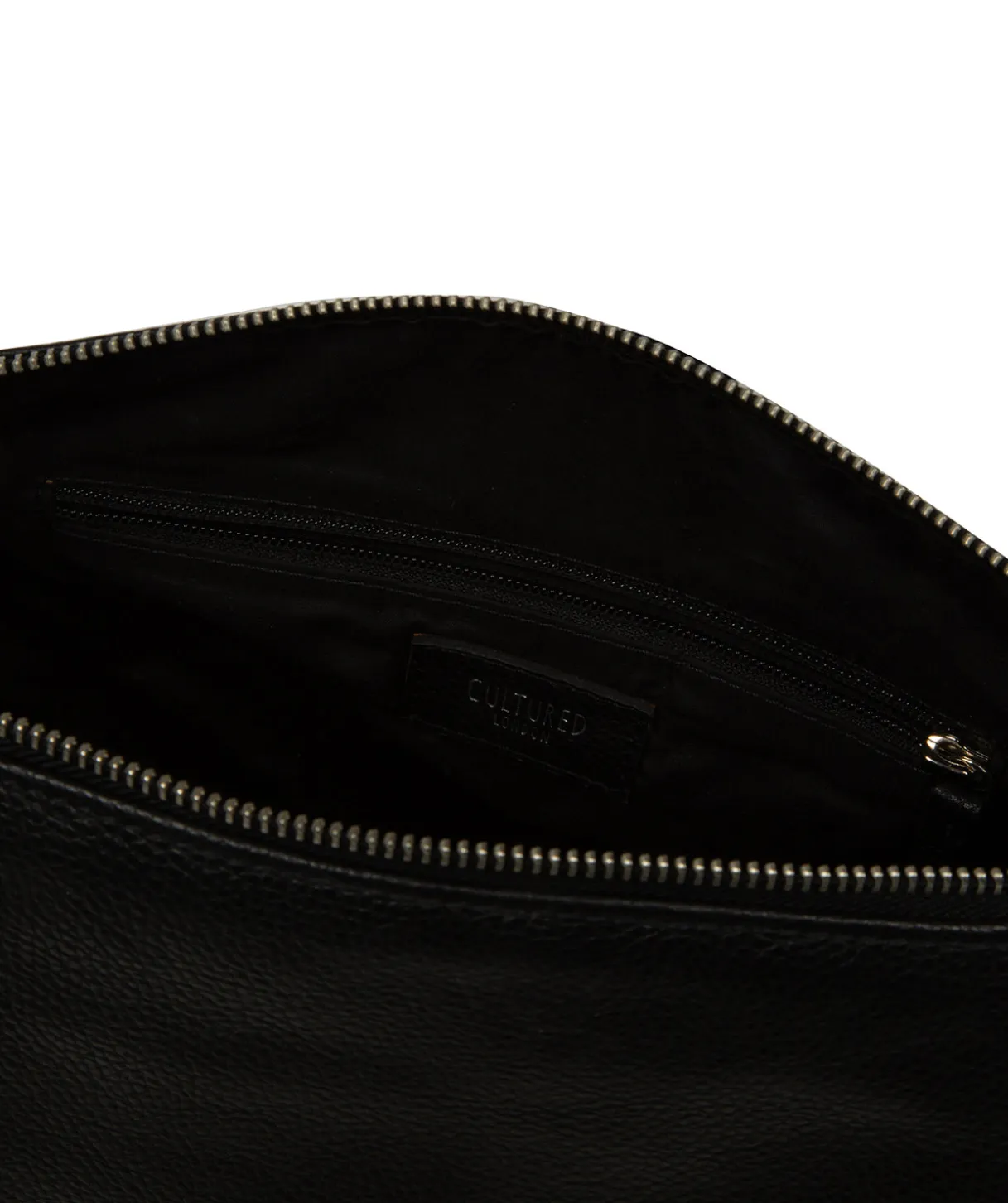Cherry' Black Leather Shoulder Bag