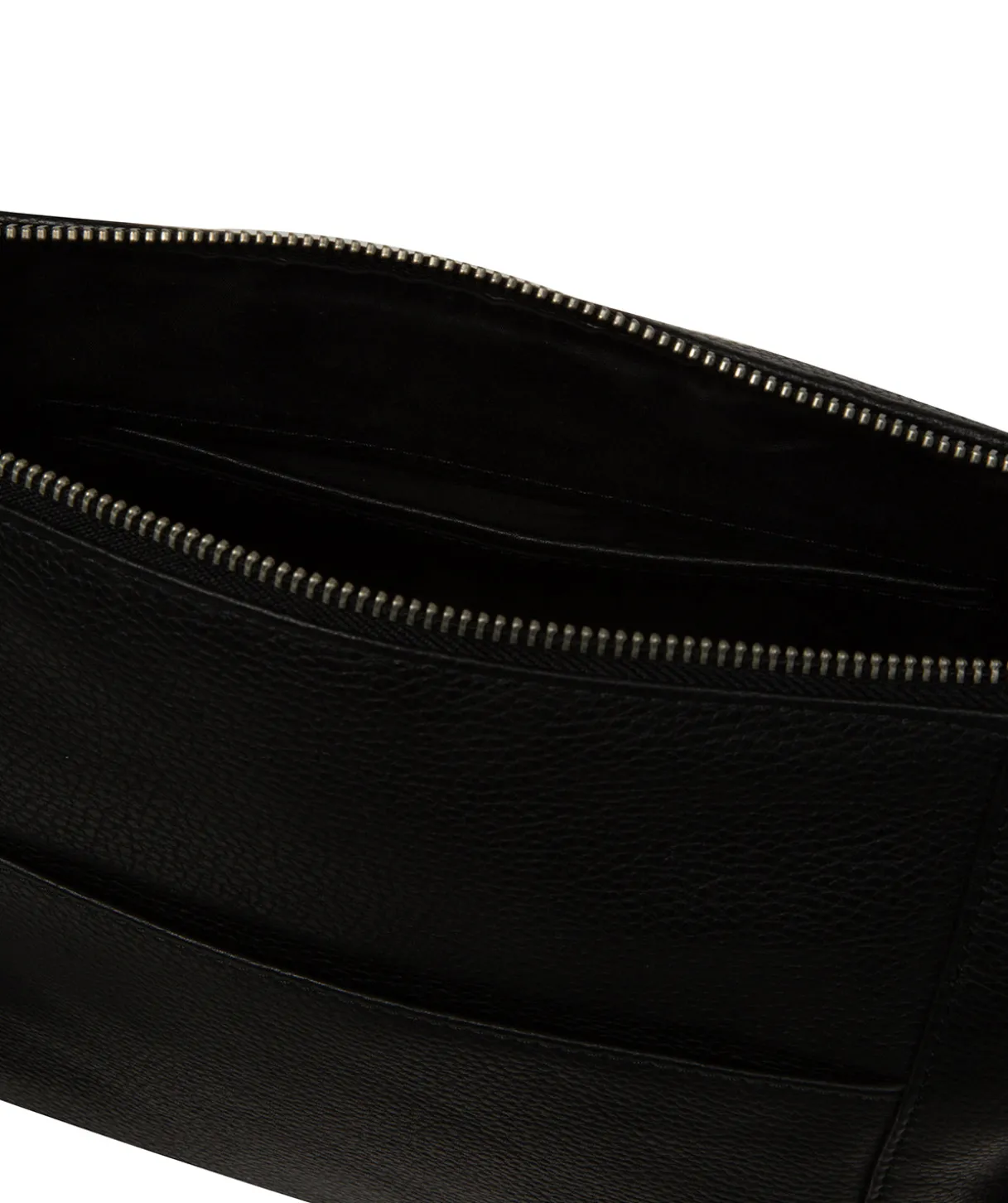 Cherry' Black Leather Shoulder Bag