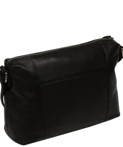 Cherry' Black Leather Shoulder Bag