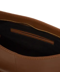 Christina' Tan Leather Cross Body Bag