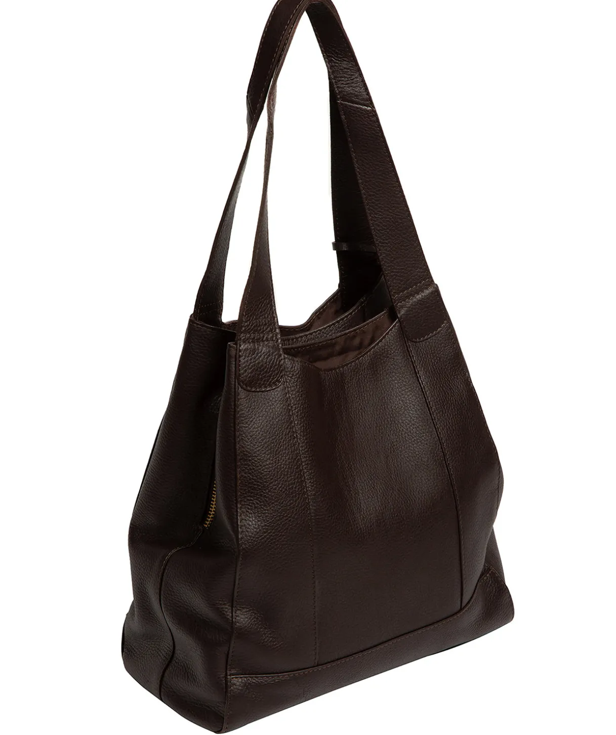 Colette' Espresso Leather Handbag