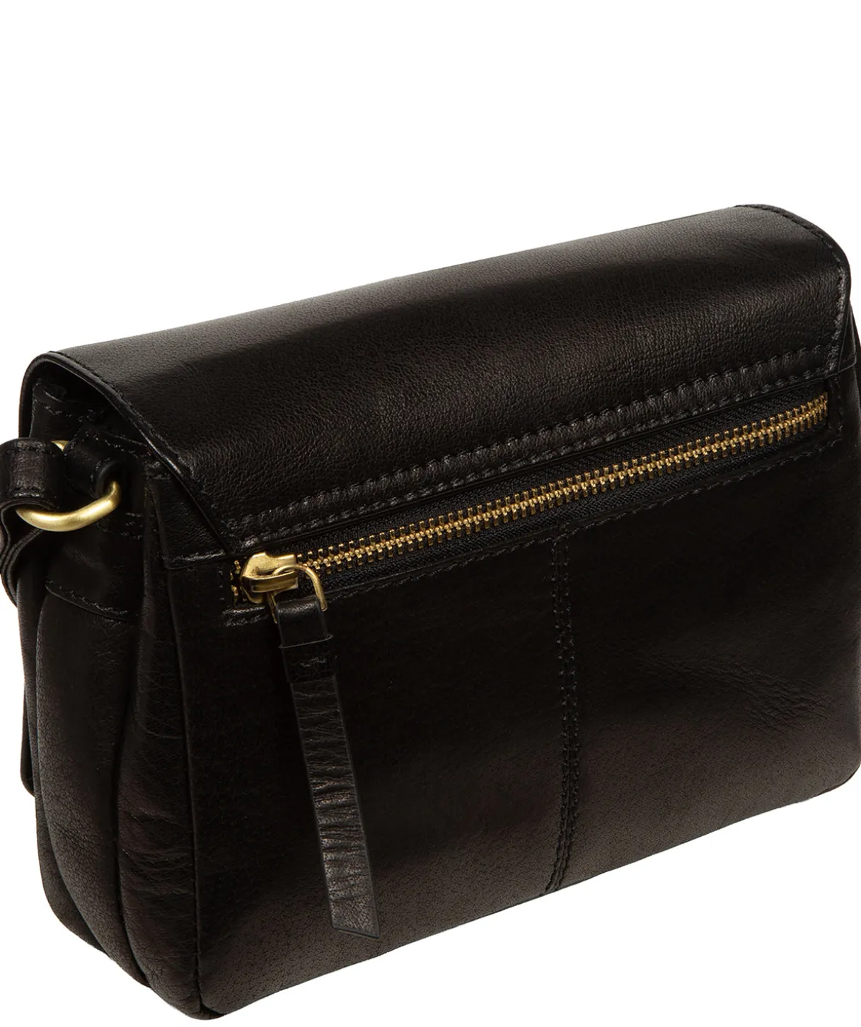 Cosima' Black Leather Cross Body Bag