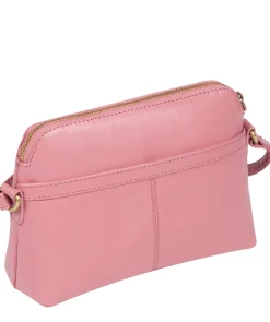 Dainty' Blush Leather Cross Body Bag