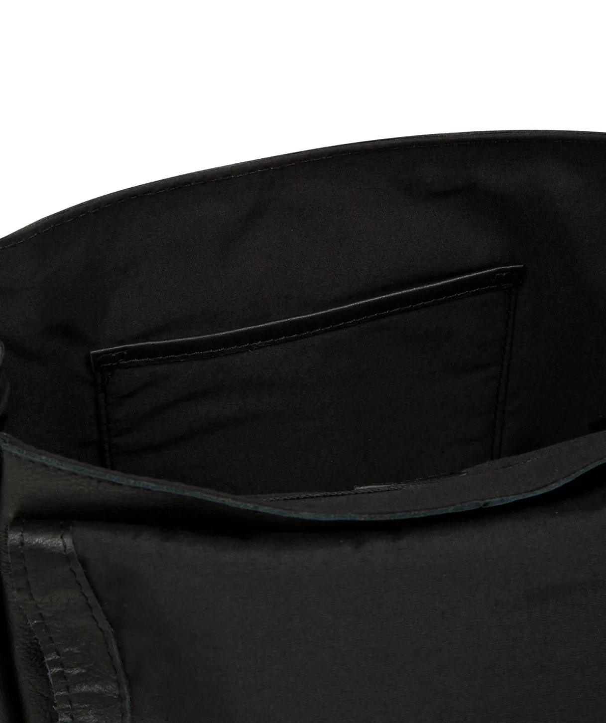 Danica' Black Leather Backpack